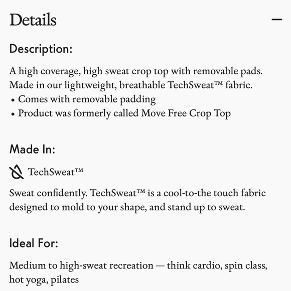 Outdoor Voices — TechSweat™ Crop Top - Picture 10 of 10